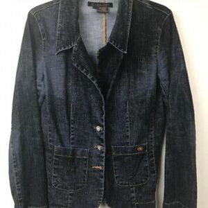 Stretchy lightweight Blue Jean Jacket/Blazer Classic Style Denim